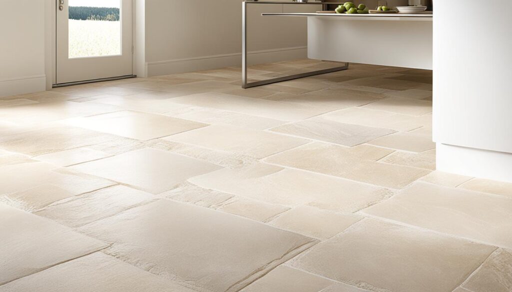 French limestone flooring