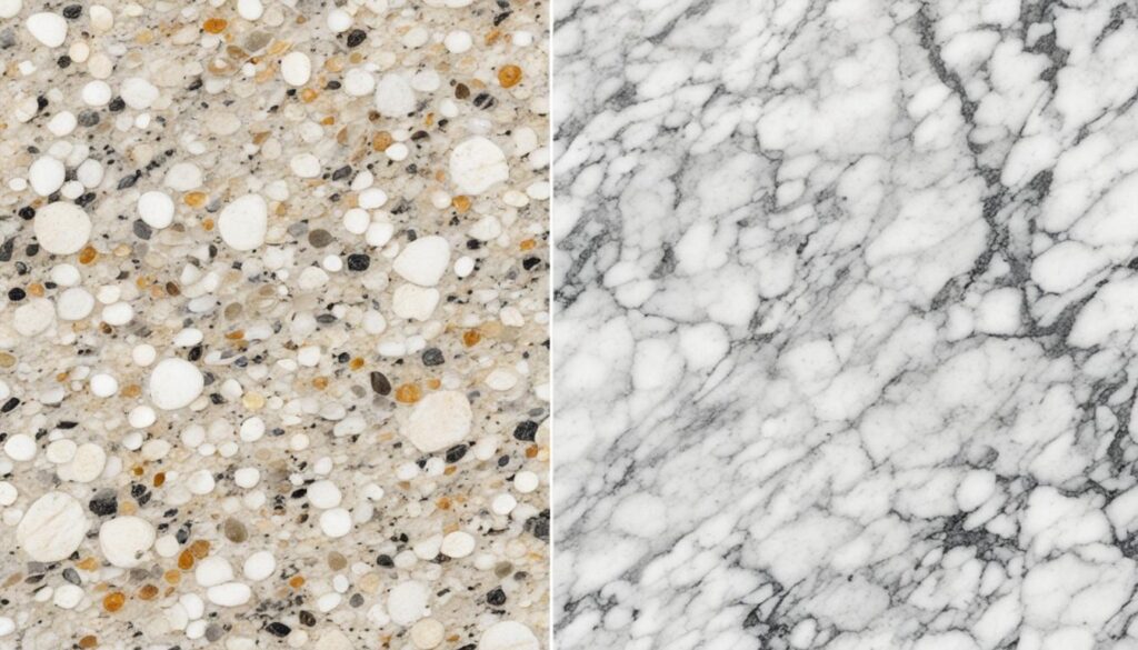Marble and Granite Countertop Comparison
