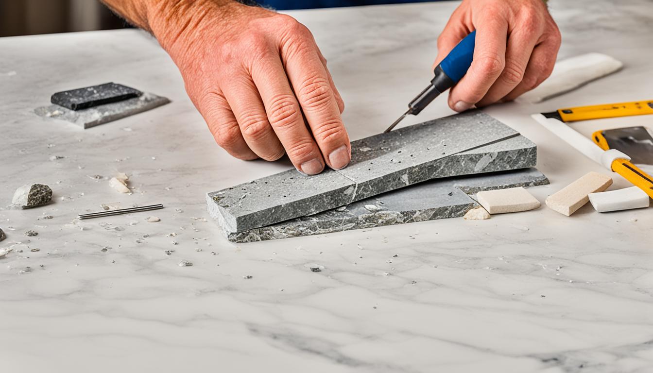 how to repair natural stone