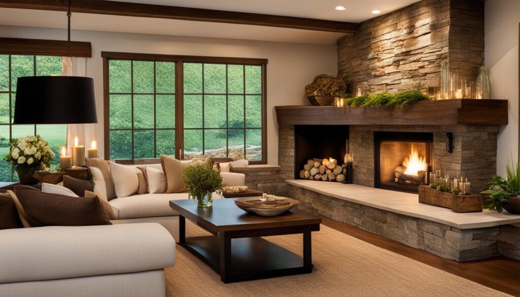 natural stone hearth ideas