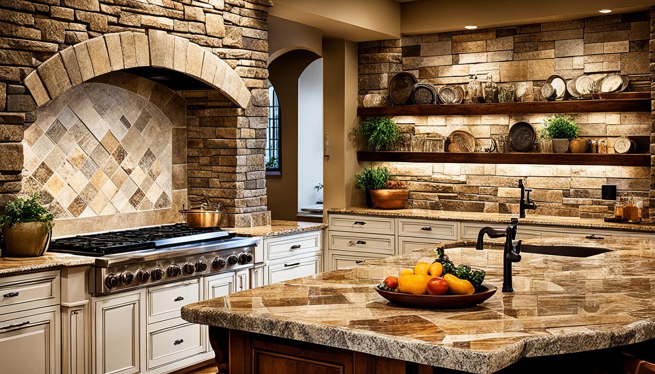 Natural Stone Kitchen Backsplash Inspirations - Natural Stone