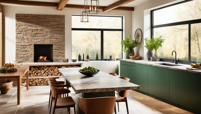 View of Natural Stone Kitchen Flooring Ideas for Your Home