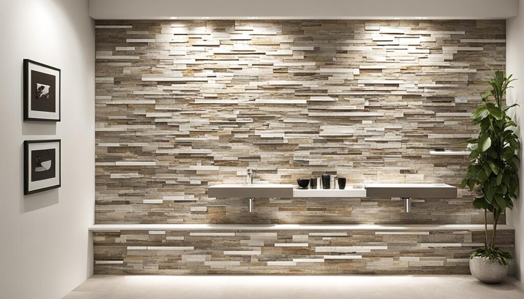 High-Quality Natural Stone Tiles Display