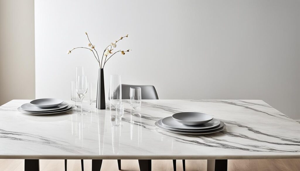 marble dining table selection
