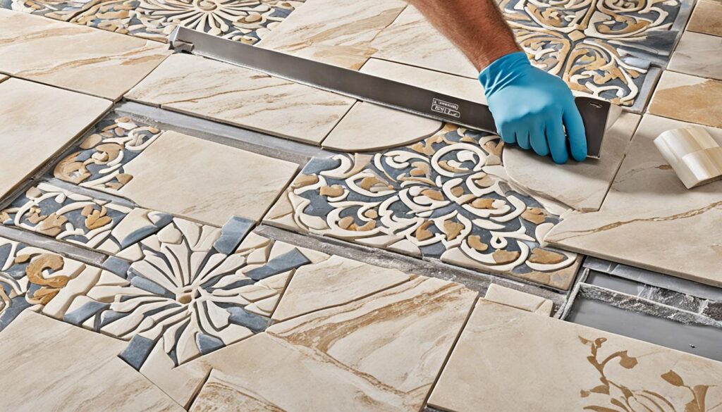 natural stone tile installation